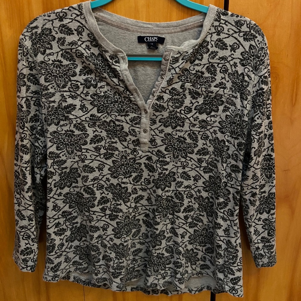 3/4 sleeve chaps top